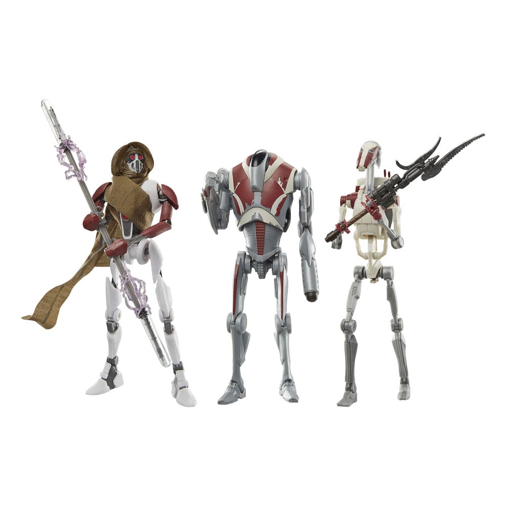 Star Wars Jedi Survivor Black Series Action Figure 3 Pack Magna Guard Super Battle Droid & Battle Droid Hasbro