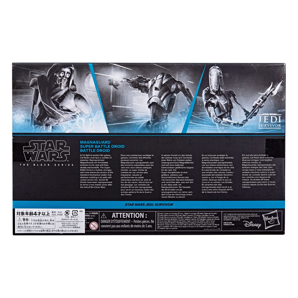 Star Wars Jedi Survivor Black Series Action Figure 3 Pack Magna Guard Super Battle Droid & Battle Droid Hasbro
