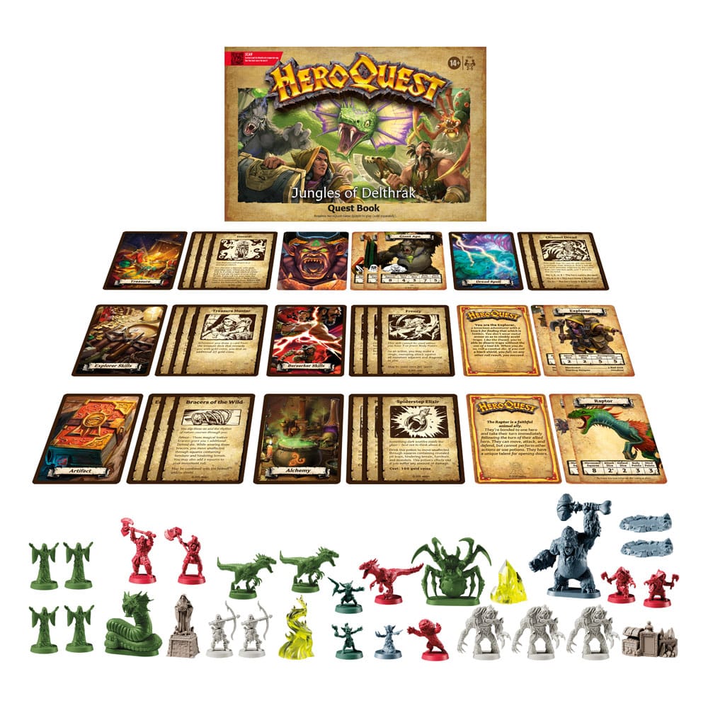 HeroQuest Board Game Expansion Jungles of Delthrak Quest Pack *English Version* Hasbro