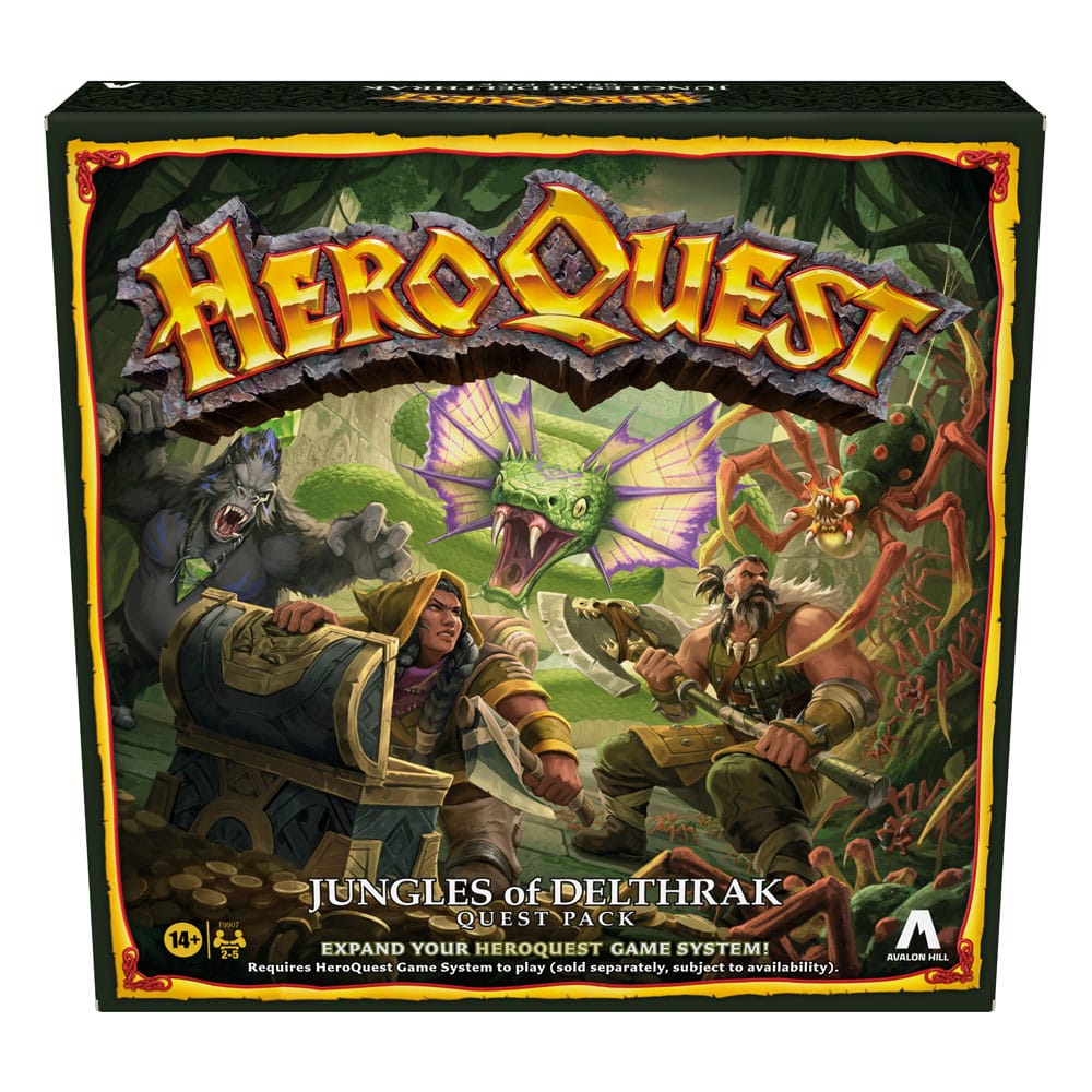 HeroQuest Board Game Expansion Jungles of Delthrak Quest Pack *English Version* Hasbro