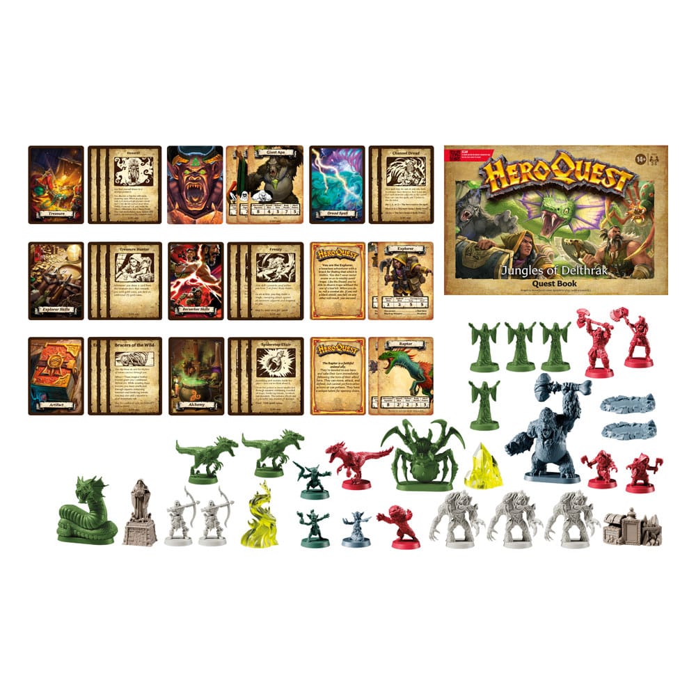 HeroQuest Board Game Expansion Jungles of Delthrak Quest Pack *English Version* Hasbro