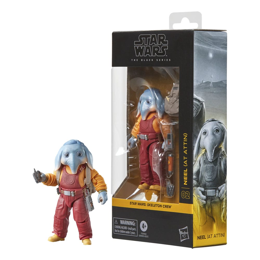 Star Wars Skeleton Crew Black Series Action Figure Neel At Attin Hasbro