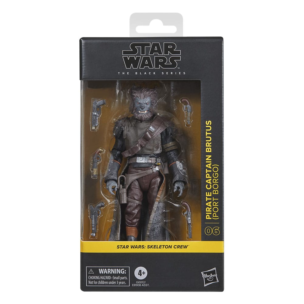 Star Wars Skeleton Crew Black Series Action Figure Pirate Capitaine Brutus Port Borgo Hasbro