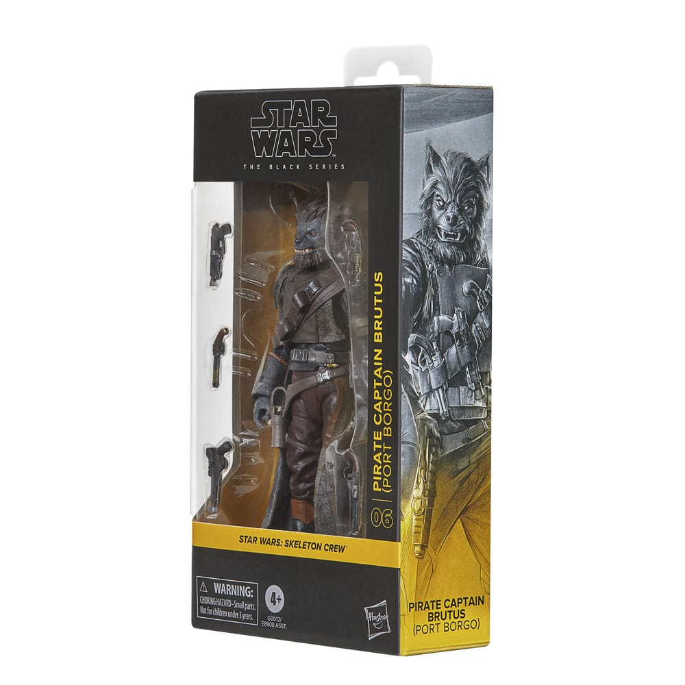 Star Wars Skeleton Crew Black Series Action Figure Pirate Capitaine Brutus Port Borgo Hasbro