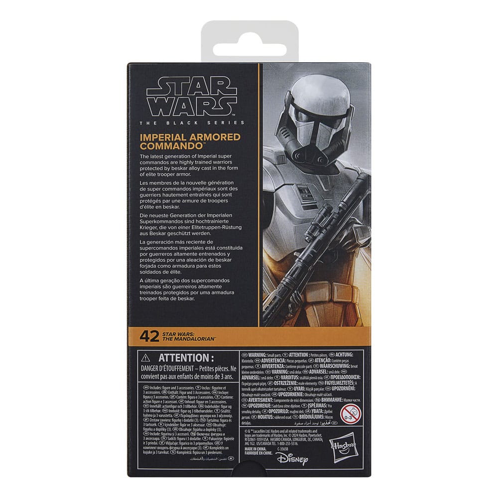 Star Wars The Mandalorian Black Series Action Figure Imperial Armored Commando Hasbro