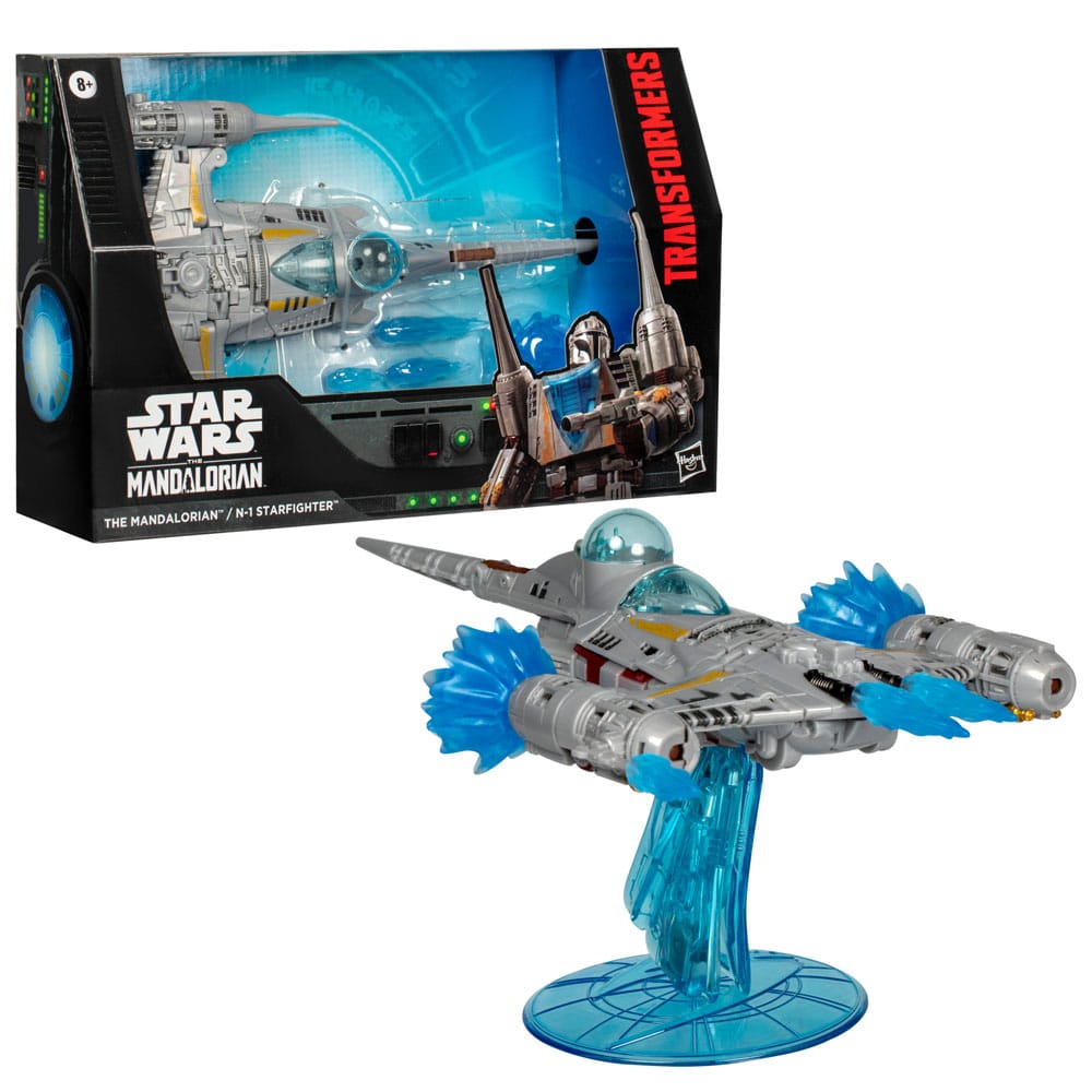 Star Wars x Transformers Action Figure The Mandalorian / N 1 Starfighter Hasbro