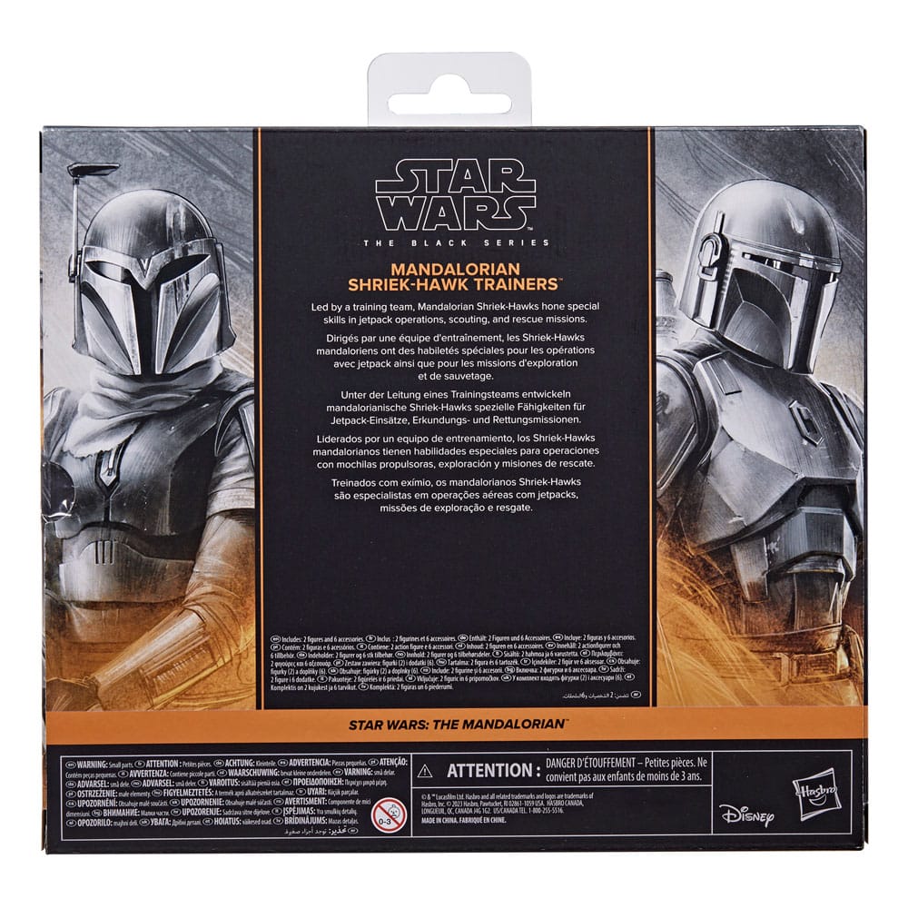 Star Wars The Mandalorian Black Series Action Figure 2 Pack Mandalorian Shriek Hawk Trainers Hasbro