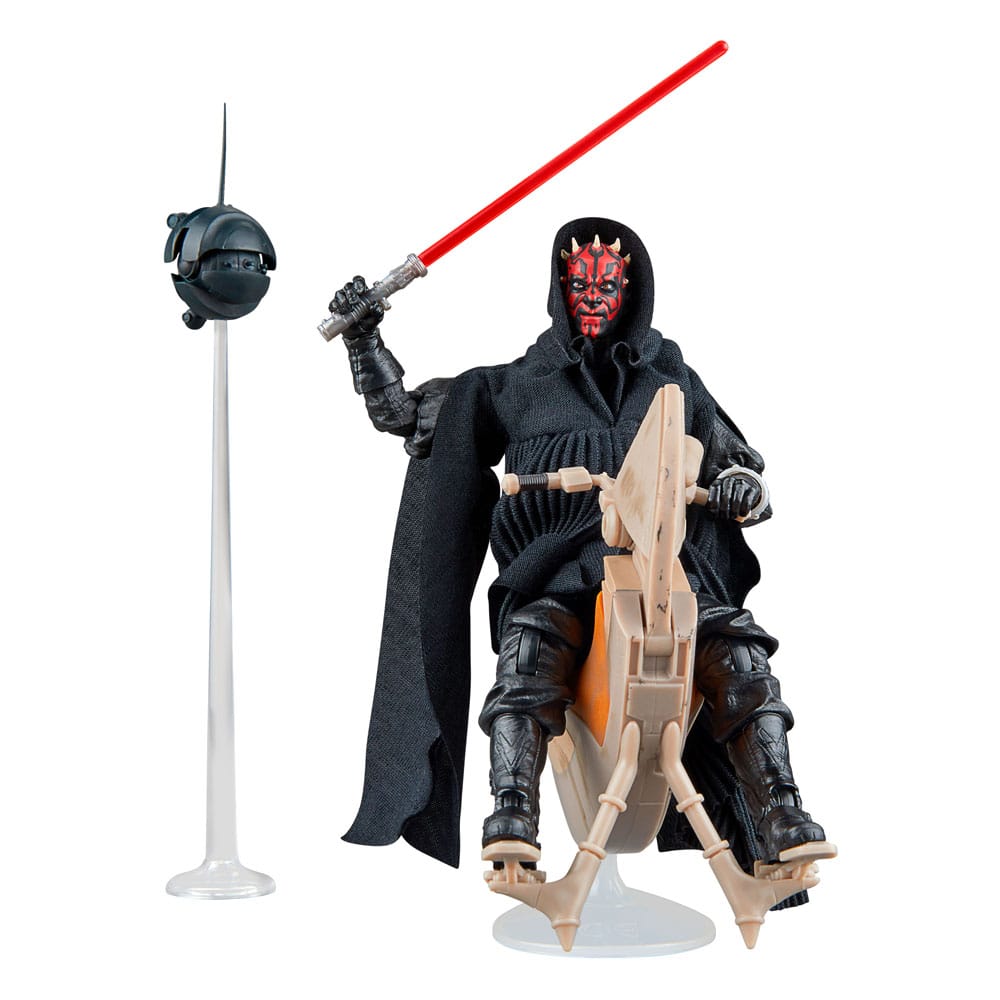 Star Wars Episode I Black Series Vehicle with Action Figure Darth Maul & Sith Speeder 25th Anniversary Hasbro