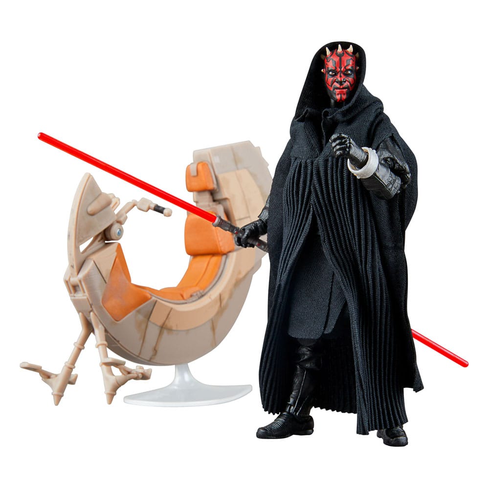 Star Wars Episode I Black Series Vehicle with Action Figure Darth Maul & Sith Speeder 25th Anniversary Hasbro