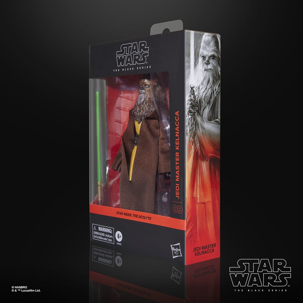 Star Wars The Acolyte Black Series Action Figure Jedi Master Kelnacca Hasbro