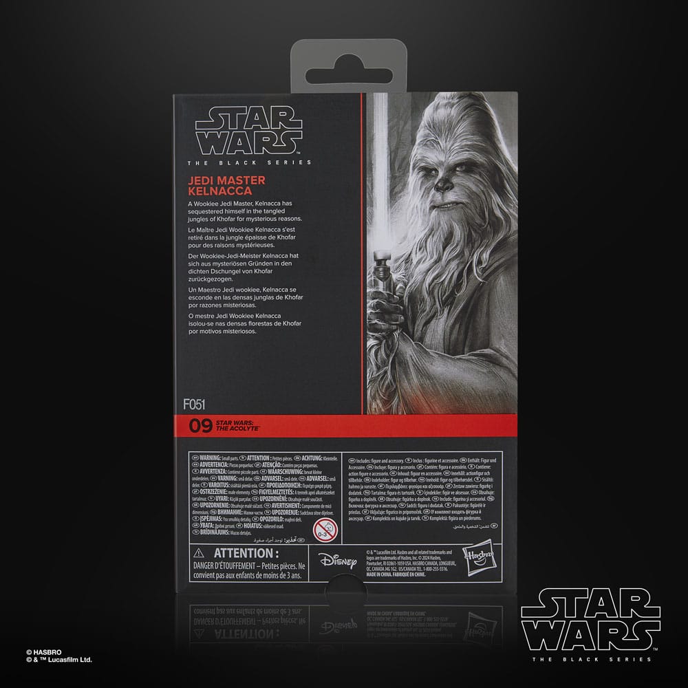 Star Wars The Acolyte Black Series Action Figure Jedi Master Kelnacca Hasbro