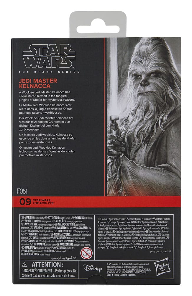 Star Wars The Acolyte Black Series Action Figure Jedi Master Kelnacca Hasbro