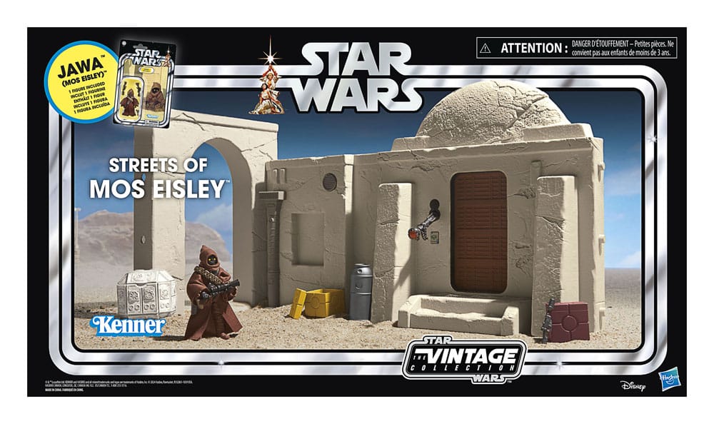 Star Wars Episode IV Vintage Collection Playset Streets of Mos Eisley with Jawa Action Figure Hasbro