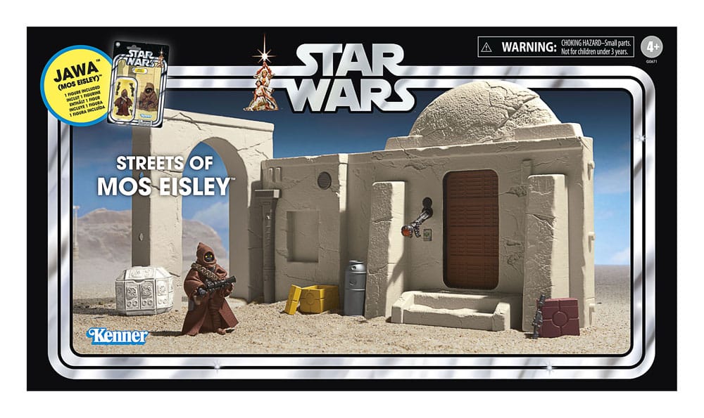 Star Wars Episode IV Vintage Collection Playset Streets of Mos Eisley with Jawa Action Figure Hasbro