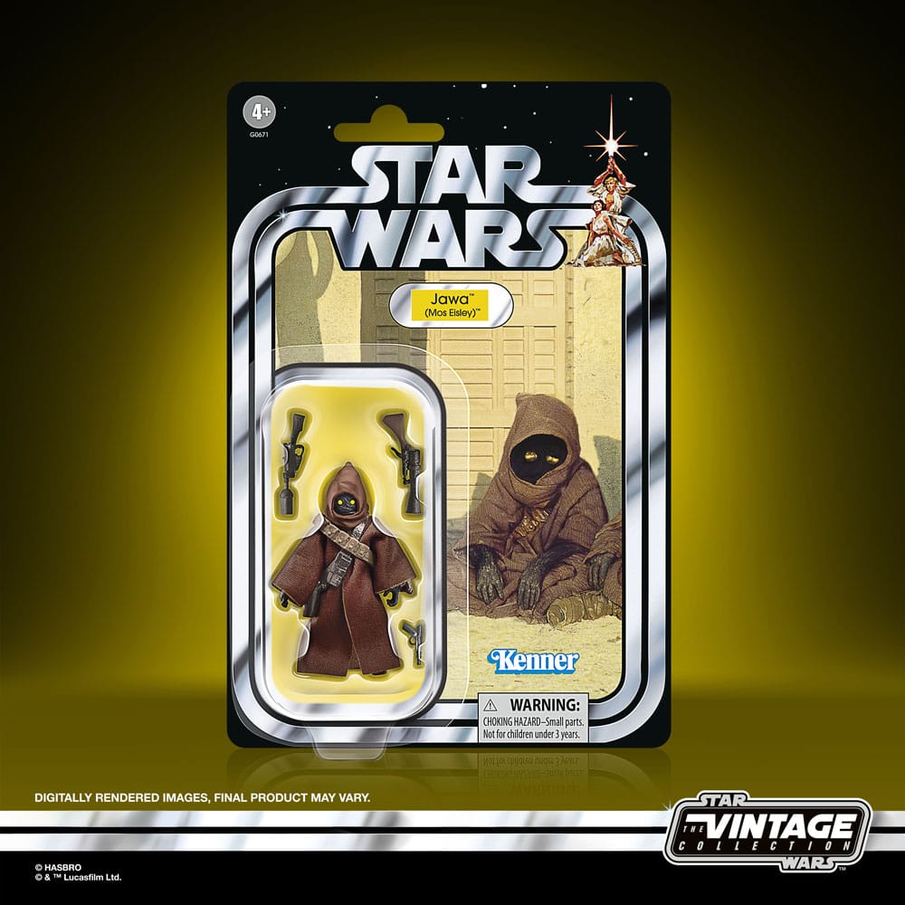 Star Wars Episode IV Vintage Collection Playset Streets of Mos Eisley with Jawa Action Figure Hasbro