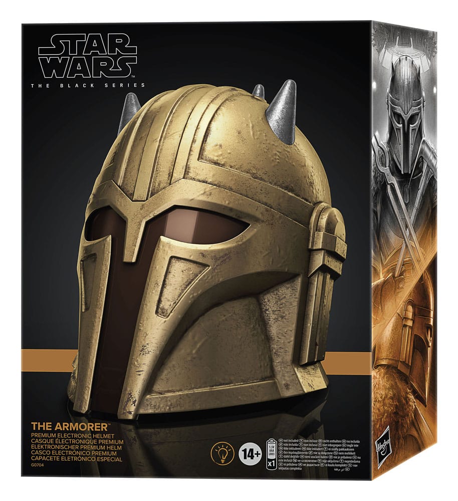 Star Wars The Mandalorian Black Series Electronic Helmet The Armorer Hasbro