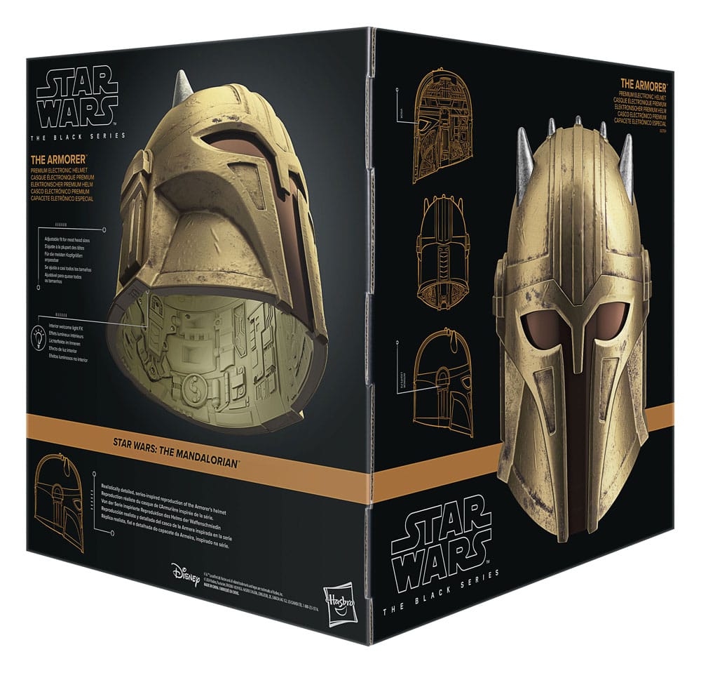Star Wars The Mandalorian Black Series Electronic Helmet The Armorer Hasbro
