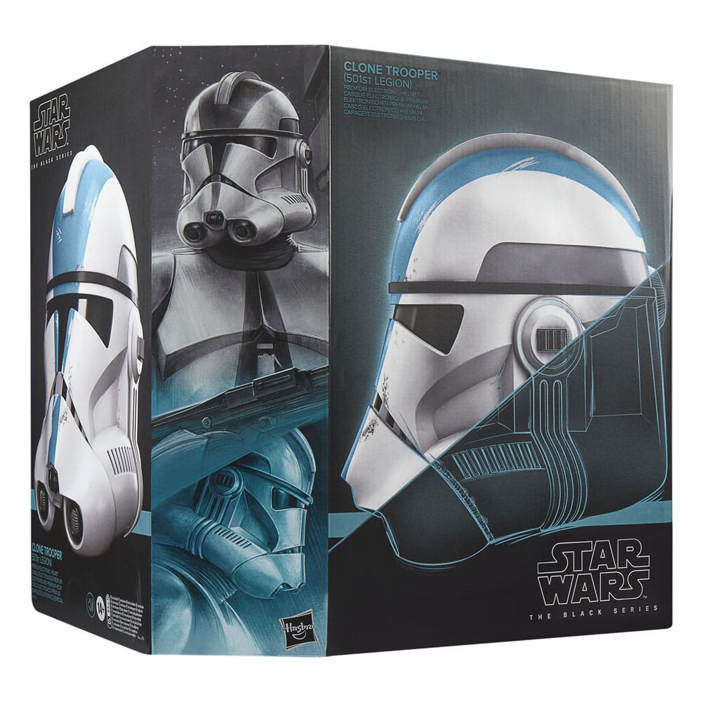 Star Wars Ahsoka Black Series Electronic Helmet Clone Trooper 501st Legion Hasbro