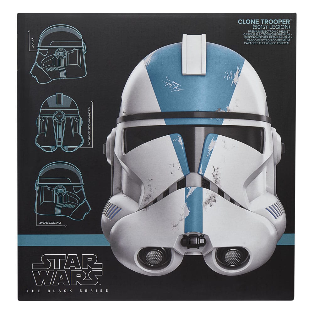 Star Wars Ahsoka Black Series Electronic Helmet Clone Trooper 501st Legion Hasbro