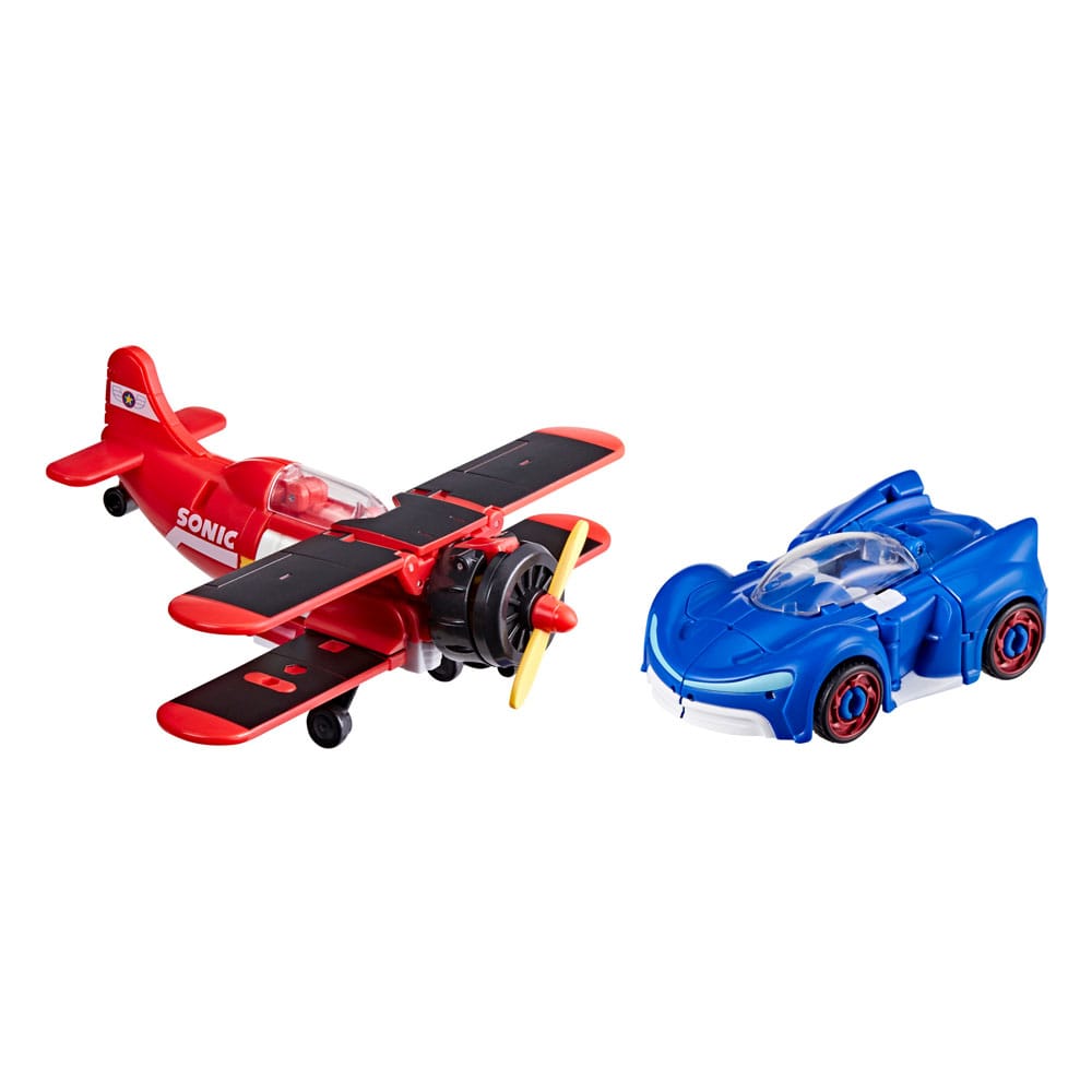 Sonic the Hedgehog x Transformers Action Figure Wingtail & Blue Booster Hasbro