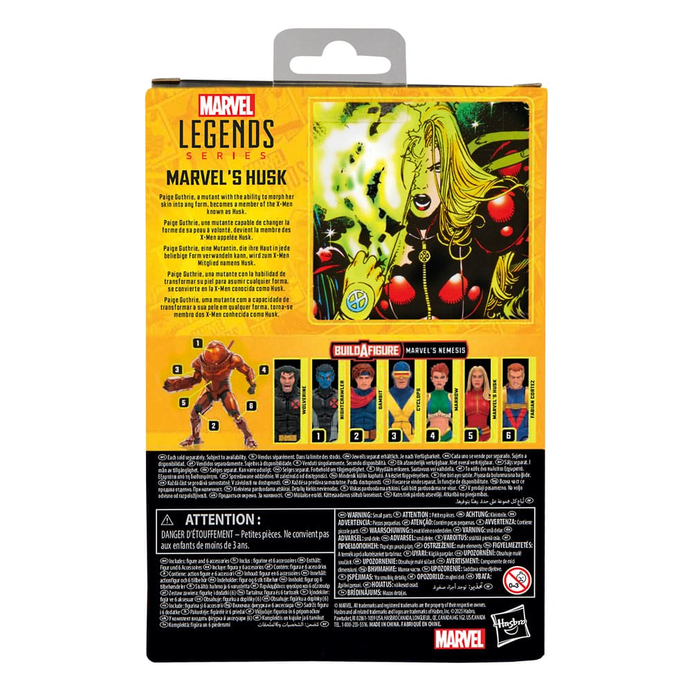 X-Men Marvel Legends Action Figure Marvel's Husk BAF Marvel's Nemesis Hasbro