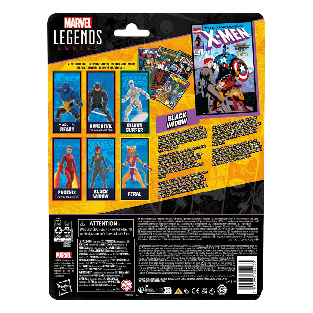 Black Widow Marvel Legends Action Figure Black Widow Hasbro