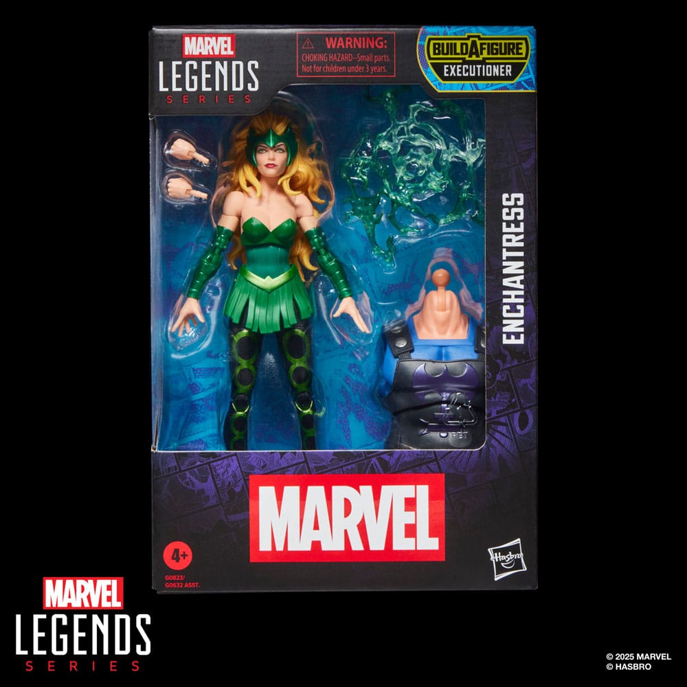 Marvel Legends Action Figure Enchantress BAF Executioner Hasbro