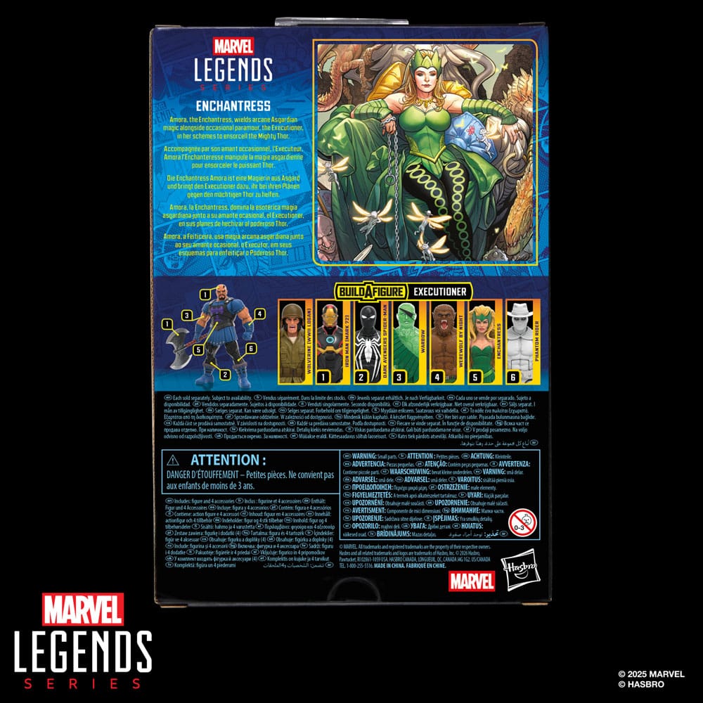 Marvel Legends Action Figure Enchantress BAF Executioner Hasbro