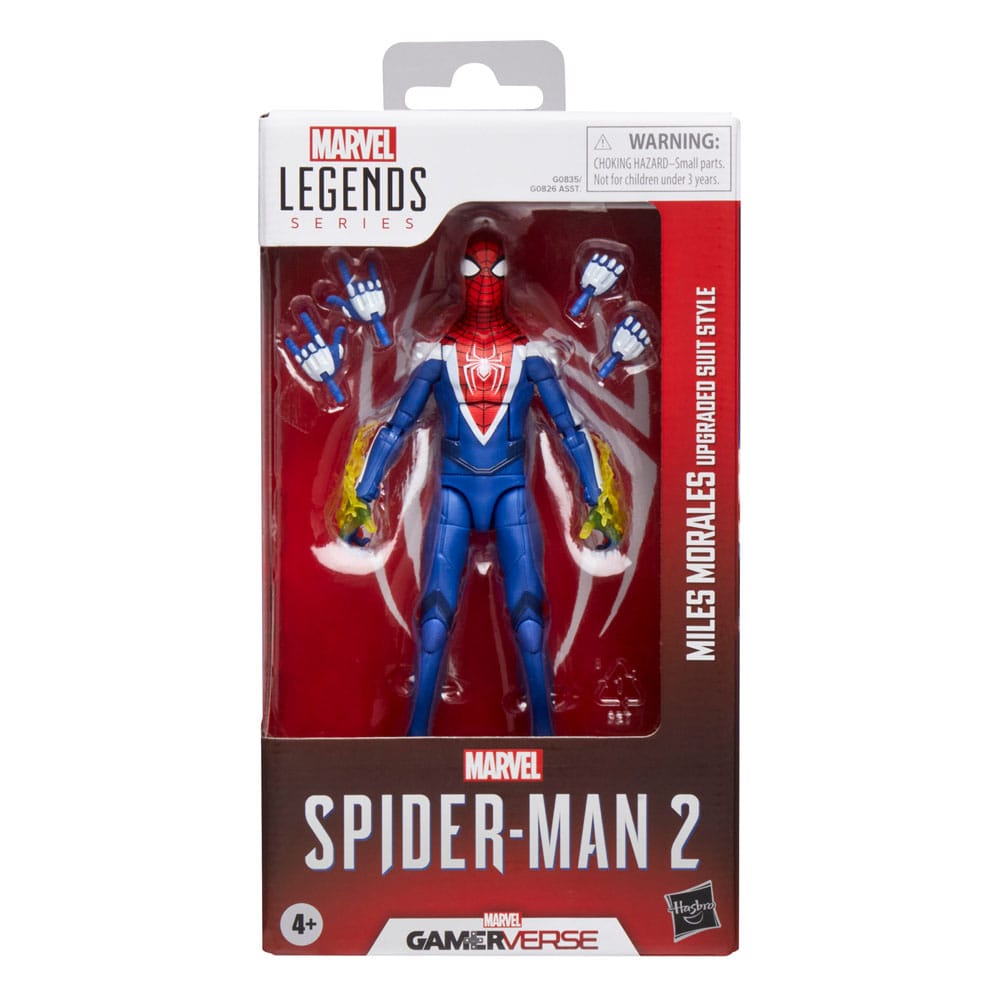 Spider-Man 2 Marvel Legends Gamerverse Action Figure Miles Morales Upgraded Suit Style Hasbro