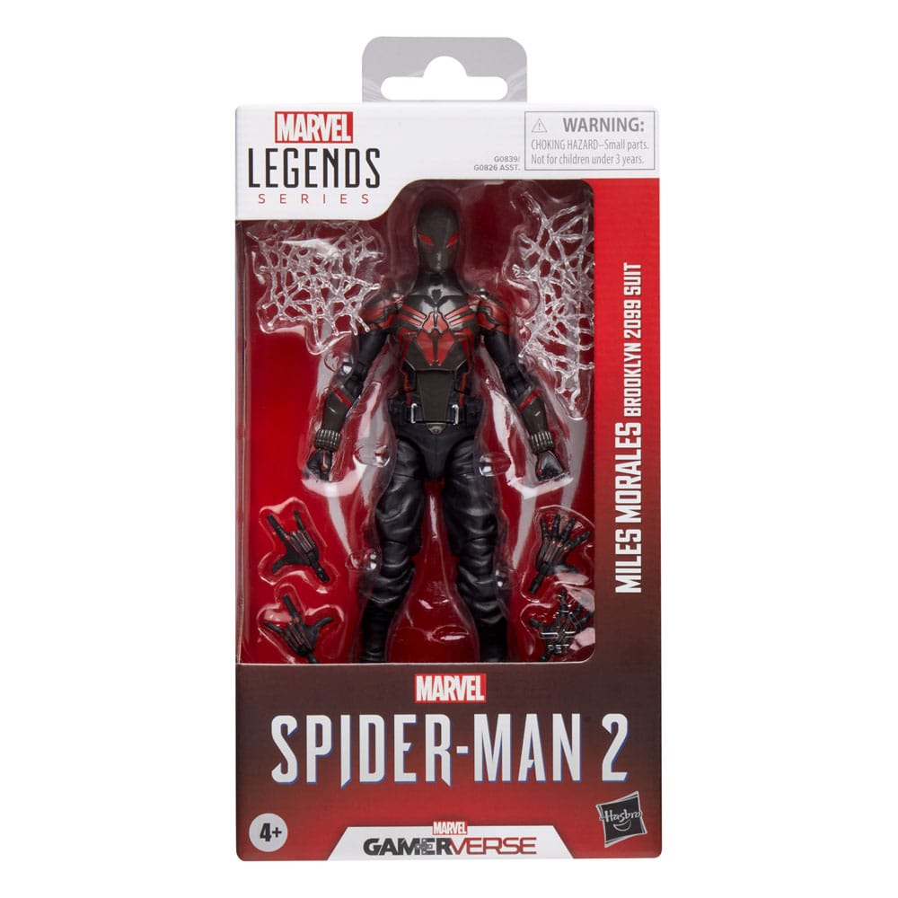 Spider-Man 2 Marvel Legends Gamerverse Action Figure Miles Morales Brooklyn 2099 Suit Hasbro