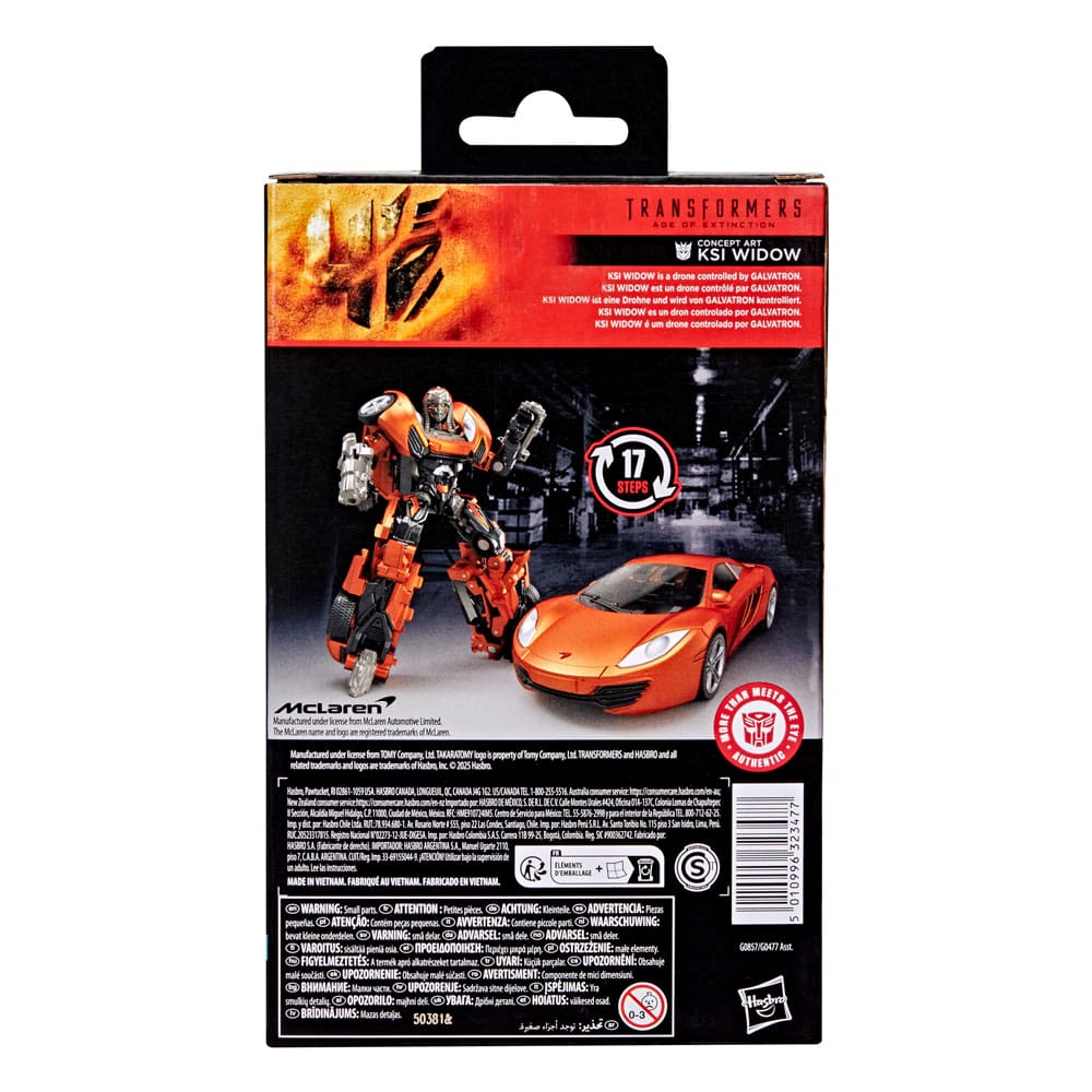 Transformers Age of Extinction Studio Series Leader Class Action Figure Concept Art KSI Widow Hasbro