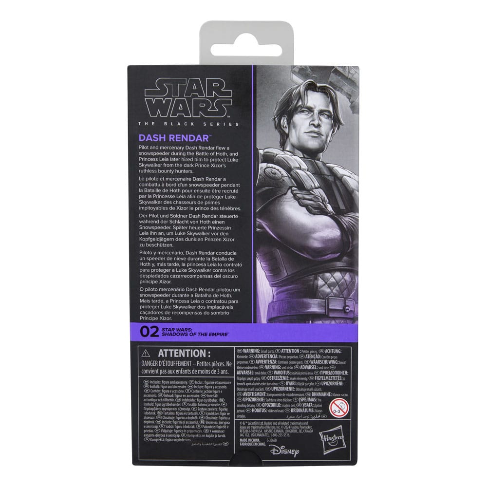 Star Wars Shadows of the Empire Black Series Action Figure Dash Rendar Hasbro