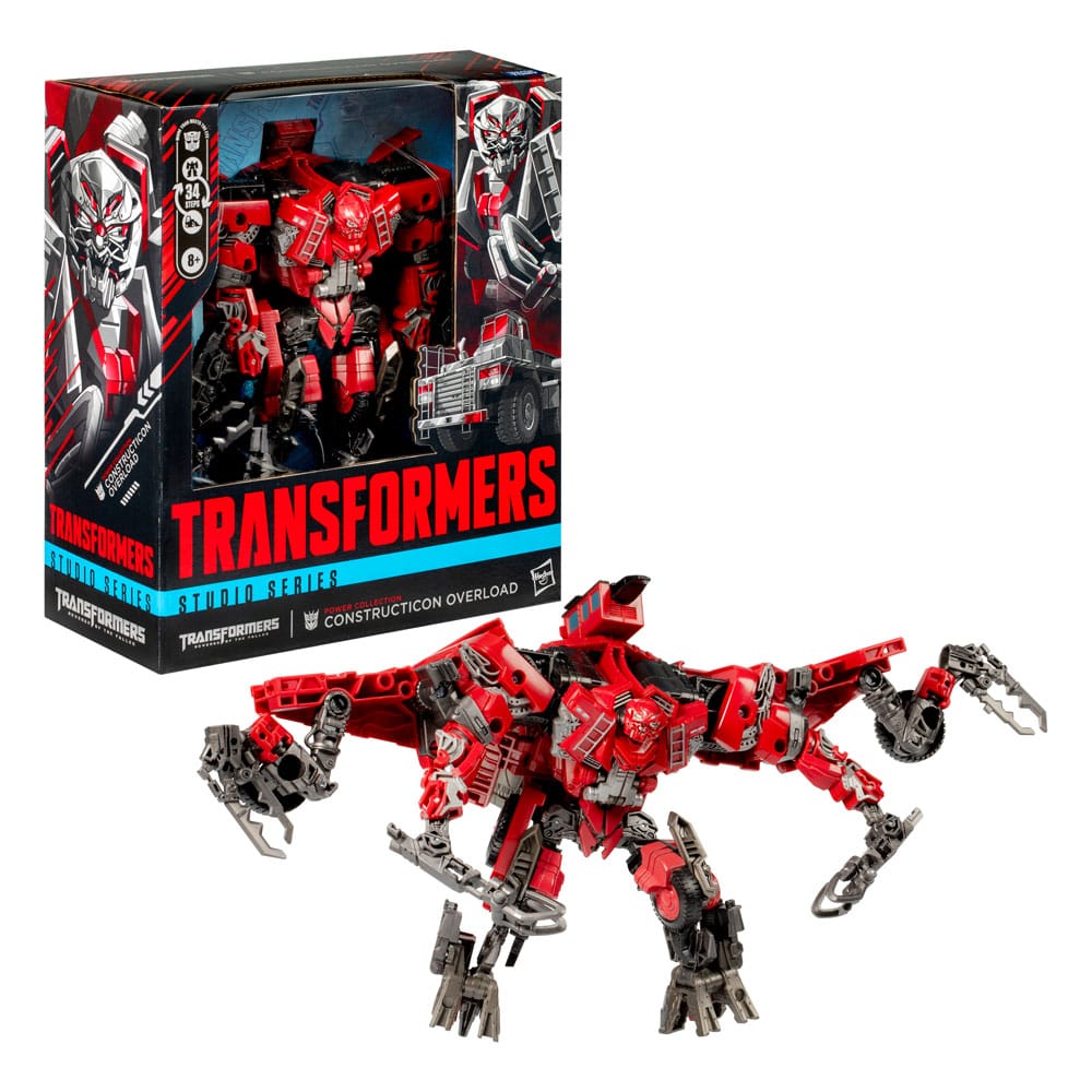 Transformers Revenge of the Fallen Studio Series Leader Class Action Figure Power Collection Constructicon Overload Hasbro