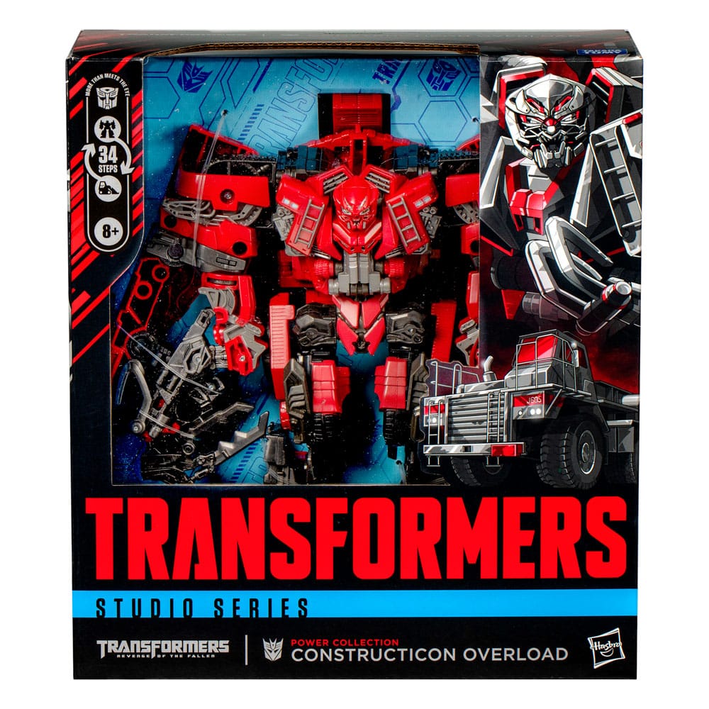 Transformers Revenge of the Fallen Studio Series Leader Class Action Figure Power Collection Constructicon Overload Hasbro