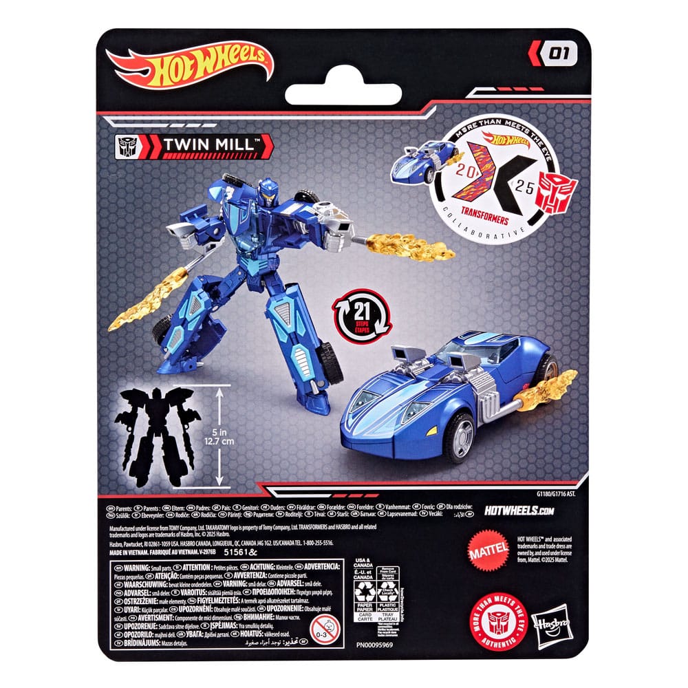 Hot Wheels x Transformers Action Figure Twin Mill Hasbro