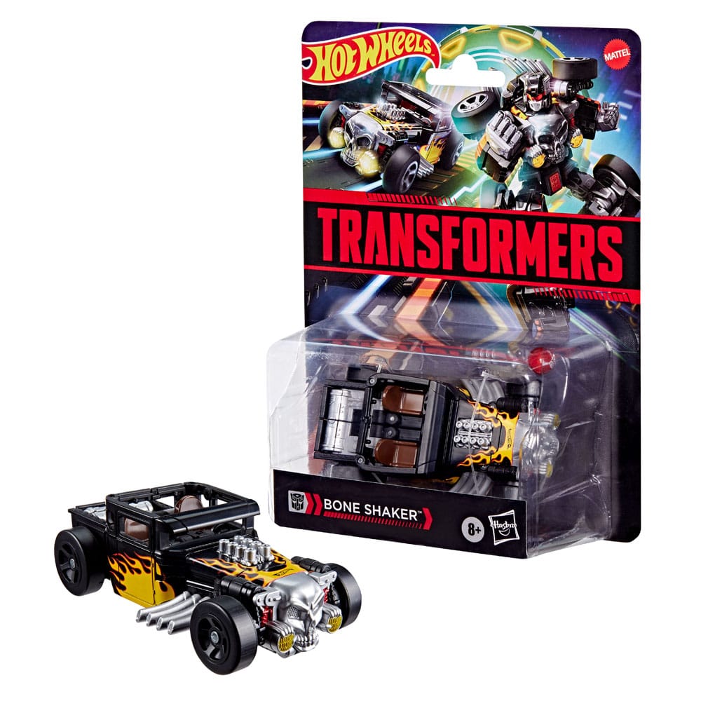 Hot Wheels x Transformers Action Figure Bone Shaker Hasbro
