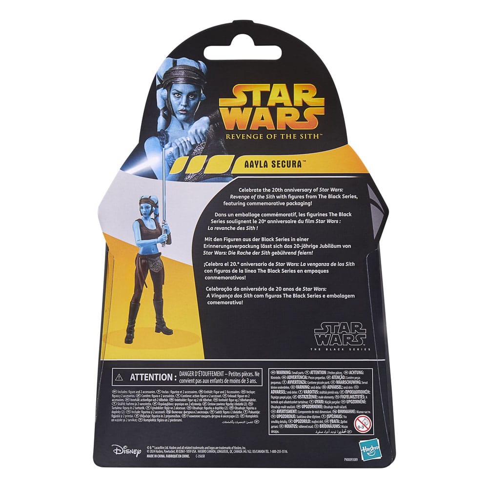 Star Wars Episode III Black Series Action Figure 20th Anniversary Aayla Secura Hasbro