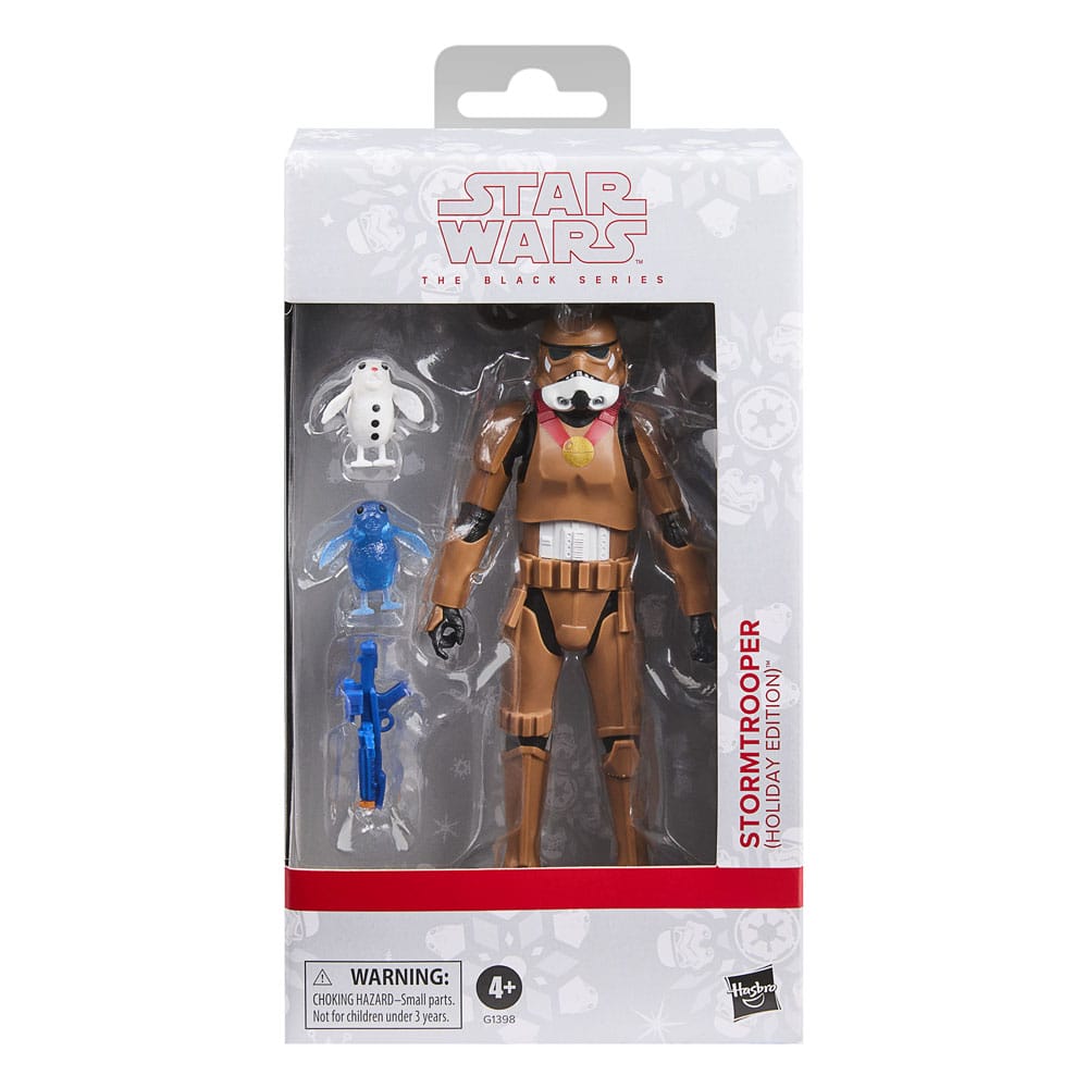 Star Wars Black Series Action Figure Stormtrooper Holiday Edition Hasbro
