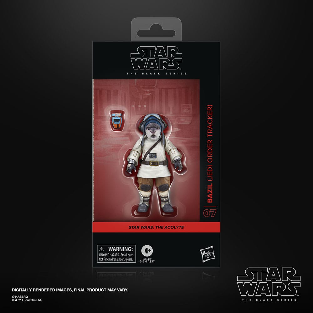 Star Wars The Acolyte Black Series Action Figure Bazil Jedi Order Tracker Hasbro