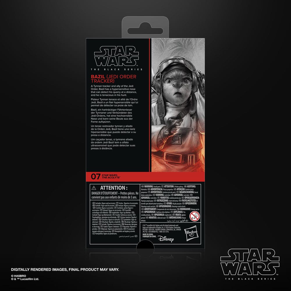 Star Wars The Acolyte Black Series Action Figure Bazil Jedi Order Tracker Hasbro