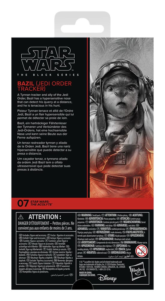Star Wars The Acolyte Black Series Action Figure Bazil Jedi Order Tracker Hasbro