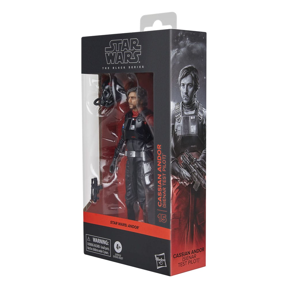 Star Wars Andor Black Series Action Figure Cassian Andor Sienar Test Pilot Hasbro