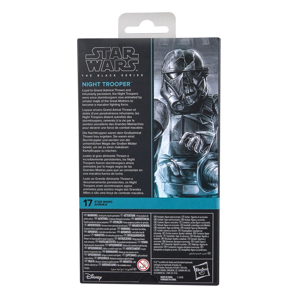 Star Wars Ahsoka Black Series Action Figure Night Trooper Hasbro