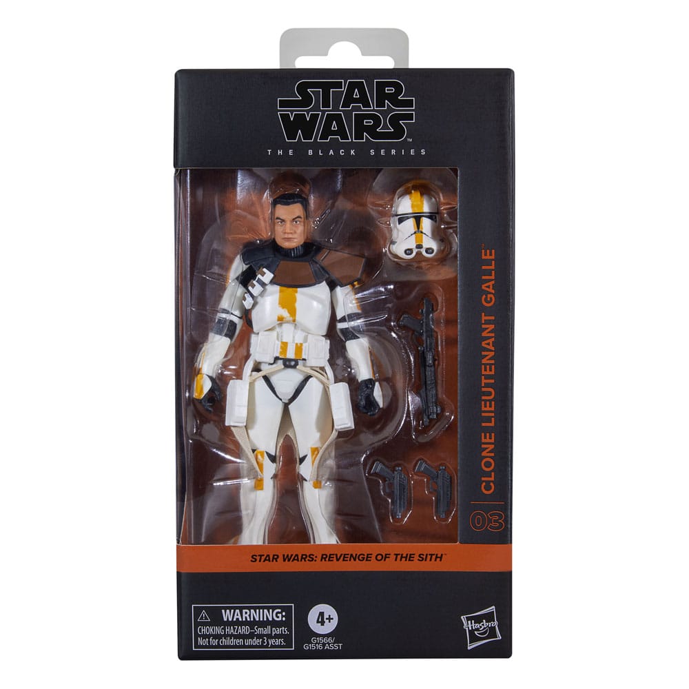 Star Wars Episode III Black Series Action Figure Clone Lieutenant Galle Hasbro