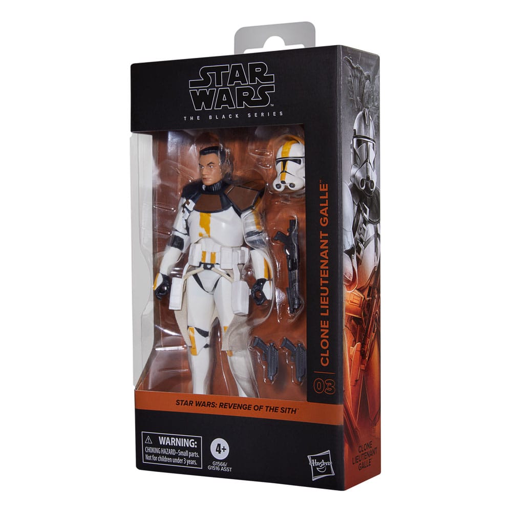 Star Wars Episode III Black Series Action Figure Clone Lieutenant Galle Hasbro