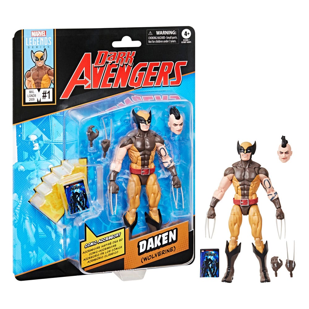 Dark Avengers Marvel Legends Action Figure Daken Wolverine Hasbro