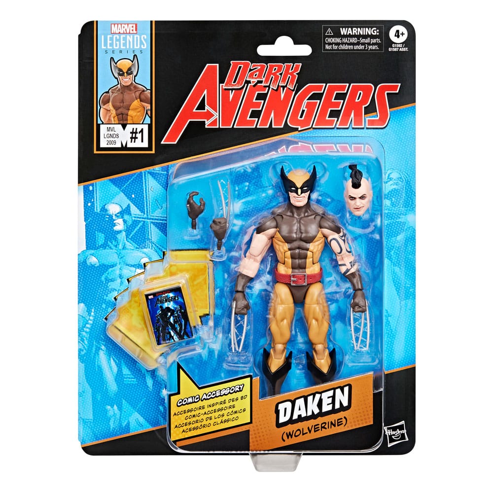 Dark Avengers Marvel Legends Action Figure Daken Wolverine Hasbro