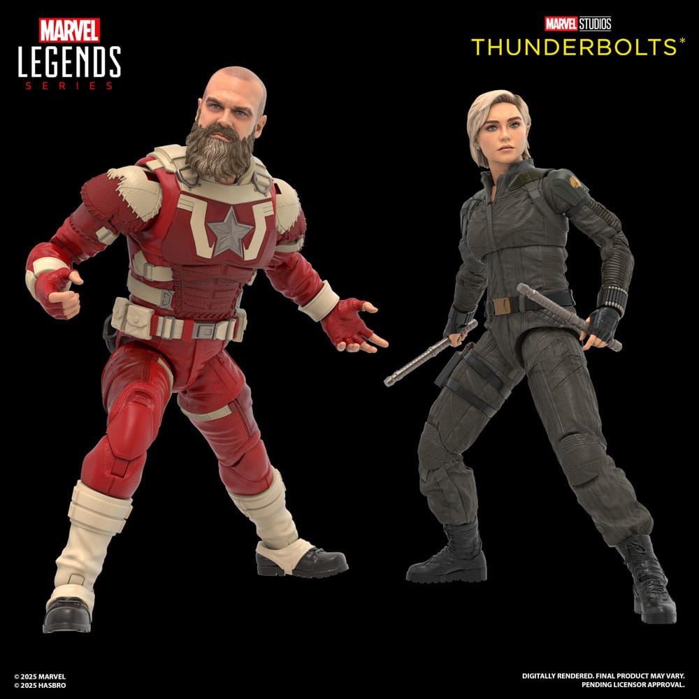 Thunderbolts Marvel Legends Action Figure 2 Pack Yelena Belova & Red Guardian Hasbro