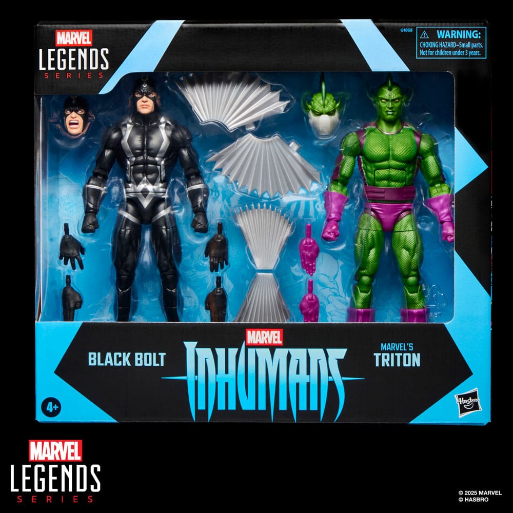 Inhumans Marvel Legends Action Figure 2 Pack Black Bolt & Marvel's Triton Hasbro