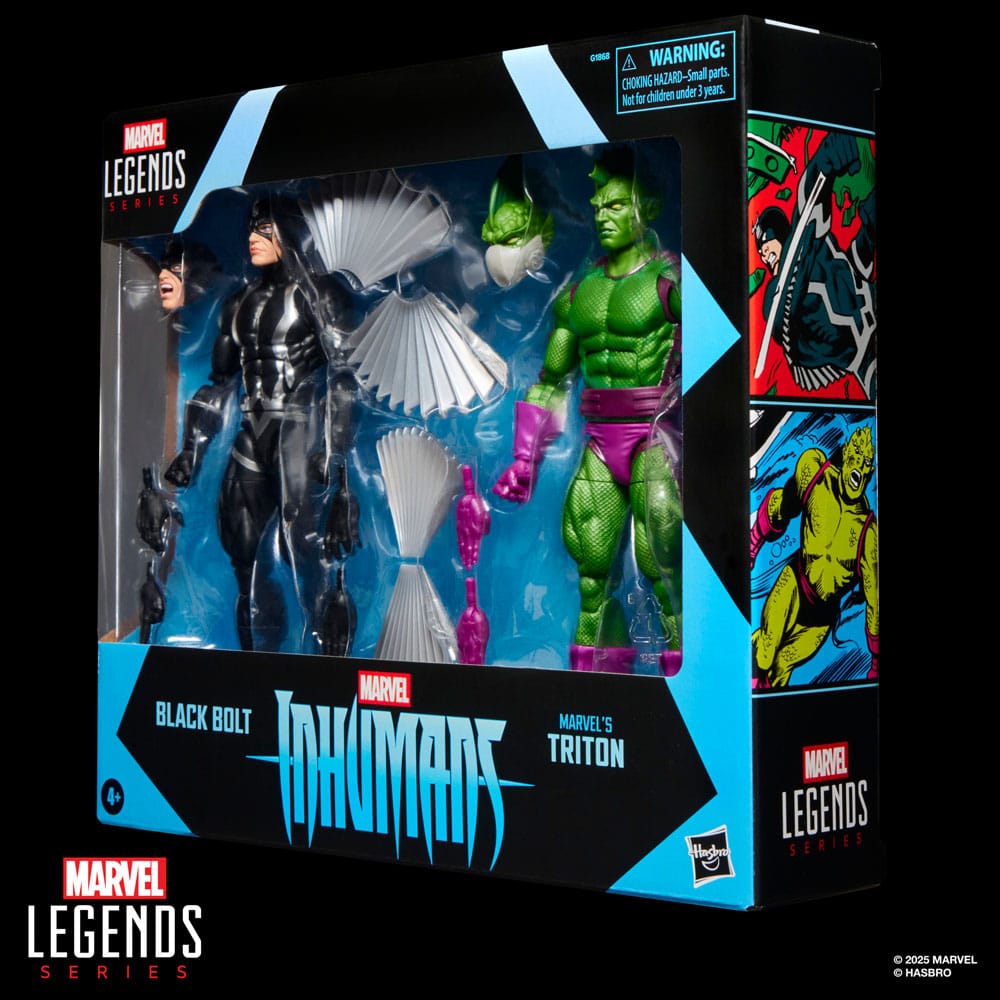 Inhumans Marvel Legends Action Figure 2 Pack Black Bolt & Marvel's Triton Hasbro